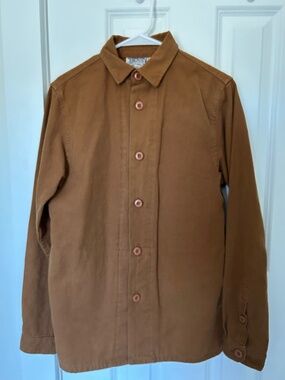Jungmaven Tan Brown Coach Jacket Size XS (Unisex)